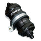 Fuelab 818 In-Line Fuel Filter Standard -12AN In/Out 40 Micron Stainless - Black