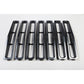 Rugged Ridge Grille Inserts Black 87-95 Jeep Wrangler YJ