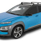 Rhino-Rack 18-22 Hyundai Kona 1st Gen 5 Door SUV w/Flush Rails Vortex RVP 2 Bar Roof Rack - Black