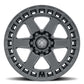 ICON Raider 17x8.5 6x5.5 0mm Offset 4.75in BS Satin Black Wheel