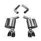 Corsa 15-19 Dodge Challenger 6.4L/17-19 Challenger 5.7L Black Sport Axle-Back Exhaust w/3.5in Tips
