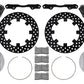 Wilwood 2014+ Polaris RZR XP 1000 Front Kit 11.25in Drilled - Black