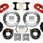 Wilwood Narrow Superlite 4R Rear P-Brk Kit 12.88in Red Ford 8.8 w/2.5in Offset-5 Lug