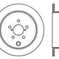 StopTech 08-10 Impreza WRX (Exc STi)/08-10 Impreza Coupe/Sedan Slotted & Drilled Left Rear Rotor