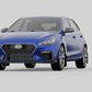 Rally Armor 19-21 Hyundai Elantra N Line Black UR Mud Flap w/ Grey Logo