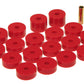 Prothane 74-75 Jeep CJ5 Body Mounts - Red