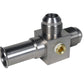 Aeromotive SS Coupler to Convert Ford OE Fuel line (86-06) to Dual -8 AN Male Ports