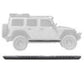 Go Rhino V-Series V3 Side Step - Universal 68in. (Fits 4DR) - Tex. Blk