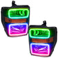 Oracle 08-10 Ford F250/350 LED HL - Black - ColorSHIFT w/ 2.0 Controller