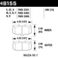 Hawk 93-95 Mazda RX-7 HPS Street Front Brake Pads