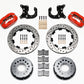 Wilwood Forged Dynalite P/S Rear Kit Drilled Red Ford 8.8 w/2.5in Offset-5 Lug