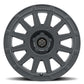 ICON Ricochet 15x7 5x100 15mm Offset 4.6in BS 56.1mm Bore Satin Black Wheel