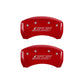 MGP 4 Caliper Covers Engraved Front & Rear Gen 5/SS Yellow finish black ch