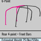 Cusco Roll Cage 6pt Chromoly Dash Through 4 Passenger 96-98 Mitsubishi EVO IV (S/O / No Cancel)