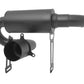 Gibson 17-20 Can-Am Maverick X3 Turbo Base 2.5in Single Exhaust - Black Ceramic