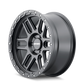 Mayhem 8304 Delta 17x9 / 5x127 BP / -12mm Offset / 78.1mm Hub Matte Black Wheel