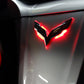Oracle Corvette C7 Rear Illuminated Emblem - Dual Intensity - Blue