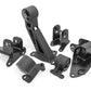 Innovative 96-00 Civic J-Series Black Steel Mounts 75A Bushings (EG/DC Subframe)