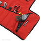 Go Rhino XVenture Gear Tool Roll Large (7x7in. Closed) 12oz Waxed Canvas - Black