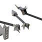 Ridetech Universal Weld-in Triangulated 4 Link Kit Black Powdercoated