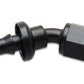 Vibrant Push-On 30 Degree Hose End Elbow FittingSize -8AN