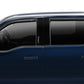 AVS 15-18 Ford F-150 Supercrew Ventvisor In-Channel Front & Rear Window Deflectors 4pc - Smoke