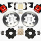 Wilwood Combination Parking Brake Rear Kit 12.19in Red Civic / Integra Drum 2.71 Hub Offset