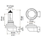Hella Bulb H11 12V 55W PGJ19-2 T4 LONG LIFE
