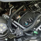 J&L 15-22 Ford Transit 150/250/350 3.5L EcoBoost Passenger Side Oil Separator 3.0 - Black Anodiz