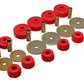 Energy Suspension 79-88 Toyota 4WD (Exc T-100 & Tundra) Red Body Cab Mount Set