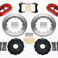 Wilwood Narrow Superlite 6R Front Hat Kit 14.00in Red Backdraft Cobra (BMW E36 Based)