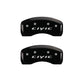 MGP 4 Caliper Covers Engraved Front Civic Engraved Rear 2015/CIVIC Black finish silver ch