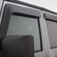 AVS 07-18 Jeep Wrangler (2 Door) Ventvisor & Aeroskin Deflector Combo Kit - Matte Black