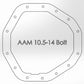 afe Rear Differential Cover (Raw; Street Series); Dodge Diesel Trucks 03-05 L6-5.9L (td)