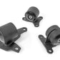 Innovative 90-93 Accord H/F Series Black Steel Mounts 85A Bushings