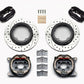 Wilwood Forged Dynalite P/S Park Brake Kit Drilled Strange Eng Floater 3.49in Offset
