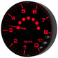 Autometer Spek-Pro Gauge Tachometer 5in 8K Rpm W/Shift Light & Peak Mem Black/Black