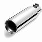 Gibson Round Dual Wall Angle-Cut Tip - 4in OD/2.5in Inlet/12in Length - Stainless