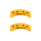 MGP 4 Caliper Covers Engraved Front Accord Engraved Rear Accord Yellow finish black ch