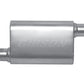 Gibson MWA Superflow Offset/Offset Oval Muffler - 4x9x14in/2.5in Inlet/2.5in Outlet - Stainless