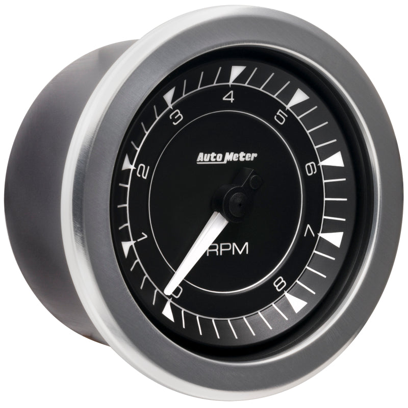 Autometer Chrono 3-3/8in 10k RPM In Dash Tachometer Gauge