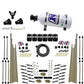 Nitrous Express 8 Cyl Dry Direct Port Three Stage 6 Solenoids Nitrous Kit (200-600HP) w/5lb Bottle