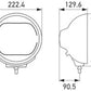 Hella Rallye 4000 LED Driving Lamp Flood Beam 12/24V