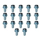 Moroso Ford C-6 Stamped Steel Transmission Pan Bolts - Set of 17