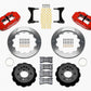 Wilwood Narrow Superlite 6R Front Hat Kit 12.88in Red 93-96 Mazda RX7