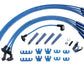 Moroso Chevrolet Big Block Ignition Wire Dress-Up Kit - Pre-HEI - Blue Max - Spiral Core