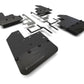 Rally Armor 19-23 Jeep JT Gladiator Mojave/Rubicon Black Mud Flap w/ Grey Logo