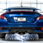 AWE Tuning 2016+ Honda Civic Si Touring Edition Exhaust w/Front Pipe & Dual Chrome Silver Tips