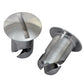 Moroso Quick Fastener - Oval Head - 7/16in x .450in - Aluminum - 10 Pack
