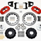 Wilwood Narrow Superlite 6R Front Hub Kit 12.88in Drilled Red 62-72 CDP B & E Body-Drum